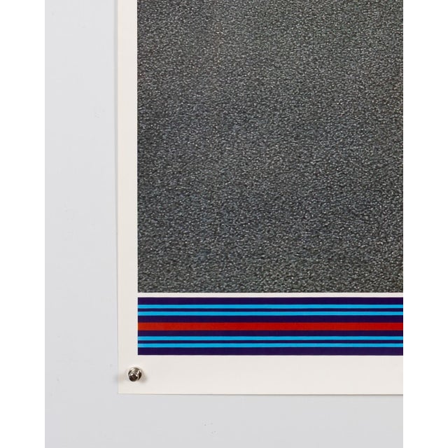 Gray Porsche Martini Racing Double World Champions Poster from Advertising Agency Strenger, 1976 For Sale - Image 8 of 9