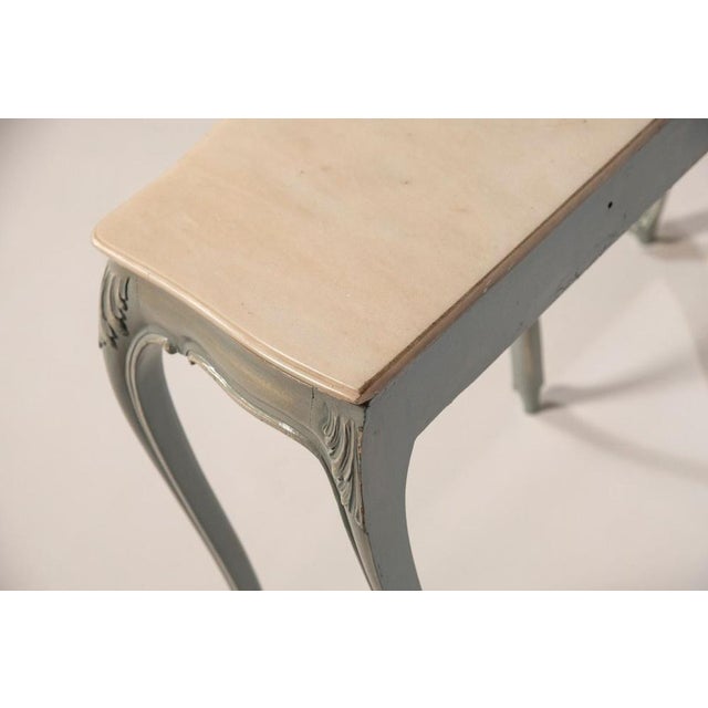 Vintage Dressing Table with Distressed Finish, 1970s, Set of 4 For Sale - Image 16 of 18