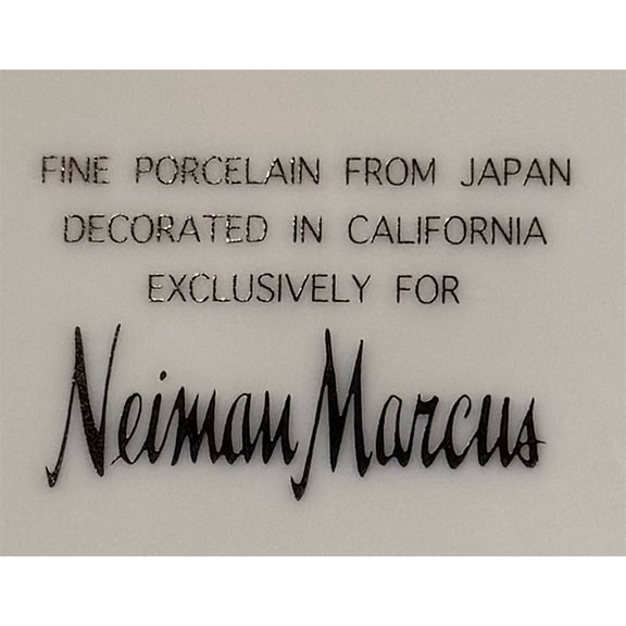 Vintage Neiman Marcus Gilt Angel Porcelain Plates — Set of 4 For Sale - Image 12 of 12