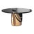 Not Yet Made - Made To Order "Populaire" Round Table With Bronze and Stainless Steel, Handmade For Sale - Image 5 of 7