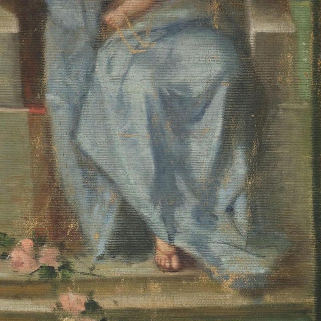 Procession Banner Painting, Painting on Canvas, Framed For Sale - Image 5 of 14