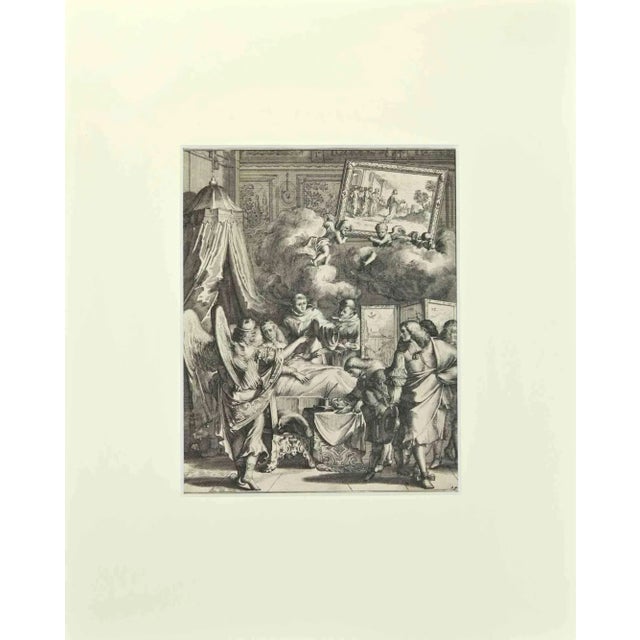 Romeyn de Hooghe, La Manière de se Bien Preparer à La Mort, Etching, 1700 For Sale - Image 3 of 3