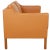 Børge Mogensen's iconic 2-seater sofa, model 2212, is reupholstered with new whisky-colored Nevada aniline leather. This...