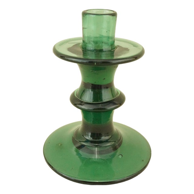 Vintage Glassworks Candleholder by Enrico Taddei, 1940s For Sale