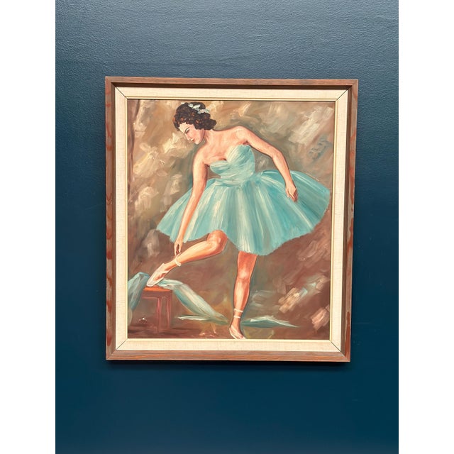 Leif Alring, Ballerina, 1960s, Oil on Canvas, Framed For Sale - Image 3 of 17