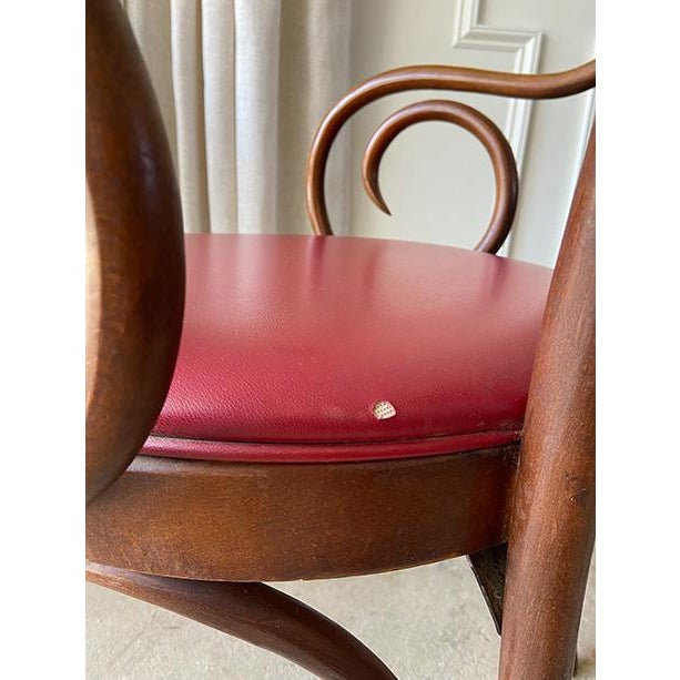 1990's Cafe Armchairs by Shelby Williams Industries in the Style of Micheal Thonet , Set of 8 For Sale - Image 14 of 17