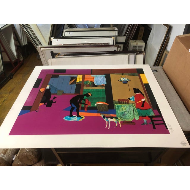 1990s Romare Bearden Mecklenburg Morning: Sunrise for China Lamp, 1993 For Sale - Image 5 of 12