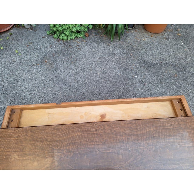 Wooden Console Table with Burl Wood Top and Formica Top, 1950s For Sale - Image 13 of 18