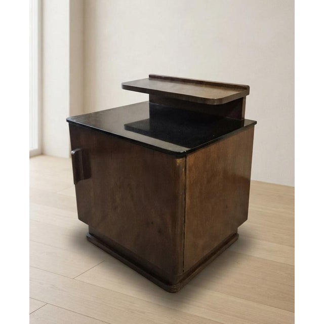 1940s Vintage Nightstands by Jindřich Halabala for Up Závody, 1940s, Set of 2 For Sale - Image 5 of 12