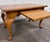 Brown Vintage Queen Anne Style Parquet Style Top Carved Coffee Table W/ Pull Out Tray For Sale - Image 8 of 12