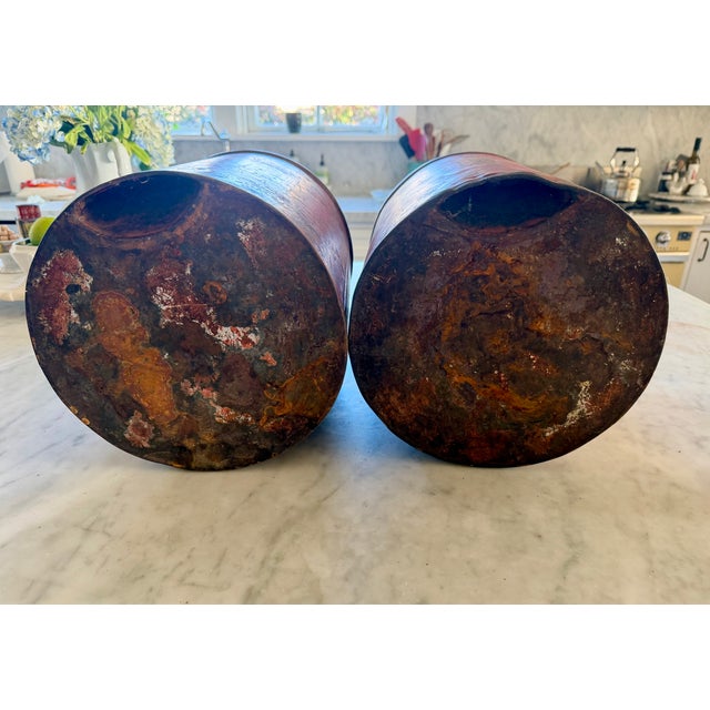 Pair 19th Century Chinese Toleware Tea Canisters For Sale - Image 10 of 16