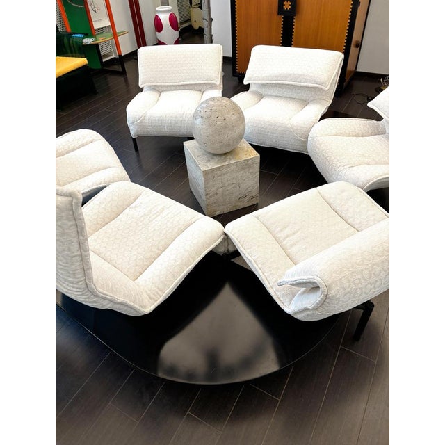 Cassina Set of Veranda Swivel Sofas by Vico Magistretti for Cassina, 1970s For Sale - Image 4 of 9