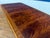 Wood Large 14 Ft. Traditional Multi-Banded Mahogany Dining/Banquet Table by Leighton Hall - Showroom Sample For Sale - Image 7 of 16