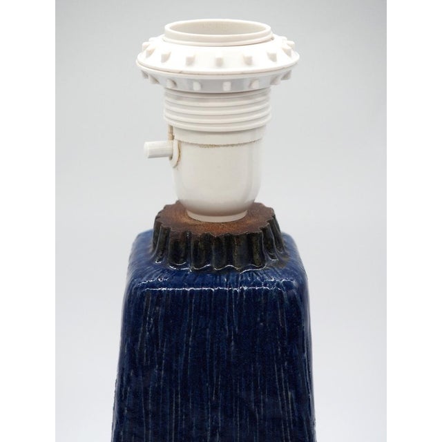 Fischer Stoneware Table Lamps by Willi Fischer for Fischer Stengods, 1970s, Set of 2 For Sale - Image 6 of 14