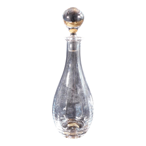1970s Crystal Decanter With Stopper