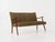 The sofa was made in the 1960s, Danish production. The structure and legs are made of solid teak. The sofa is preserved in...