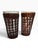 Mid-Century Modern Vintage Wicker-Wrapped Glass Tumblers With Removable Sleeves - Set of 2 For Sale - Image 3 of 5