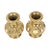 Brass Vases with Geometric Design, Set of 2 For Sale - Image 11 of 14