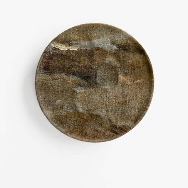 "Markermeer" Original Wall Art Composition of Decorative Plates Painting Installation - Set of 10 For Sale - Image 12 of 13