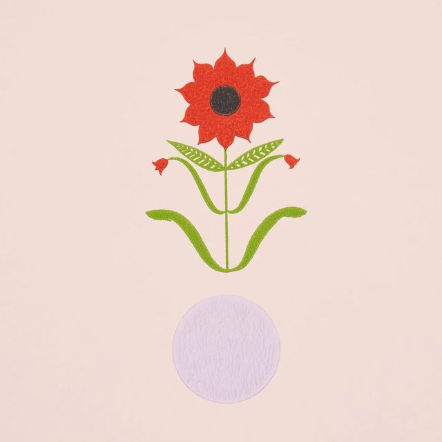 Contemporary Schumacher x Peg Norriss Forget Me Dots Wallpaper In Pink For Sale - Image 3 of 4
