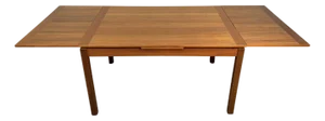 Mid-Century Modern Danish Teak Draw-Leaf Table