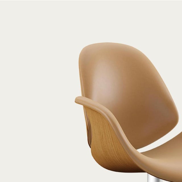 Gold Council Chair in Oak by Salto and Sigsgaard For Sale - Image 8 of 18