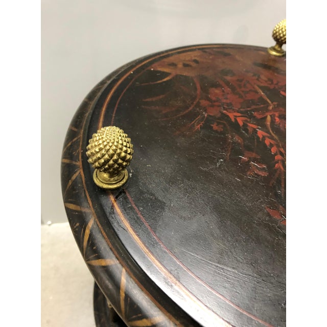 Mid 20th Century Vintage Chinoiserie Table For Sale - Image 5 of 9