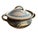 Ceramic 1991 Studio Art Wood Fired Pottery Lidded Bowl For Sale - Image 7 of 9