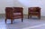 Early 1900s club chairs in thick, high-quality leather – pure Gatsby style. Elegant curved armrests with refined detailing...