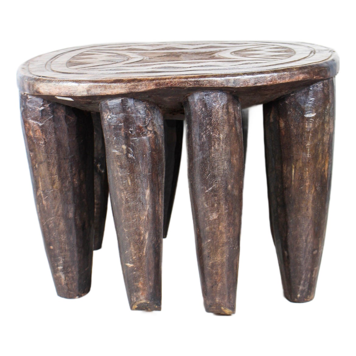 Nupe Stool in Wood | Chairish