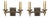French Vintage Double Arm Wall Sconces - a Pair For Sale