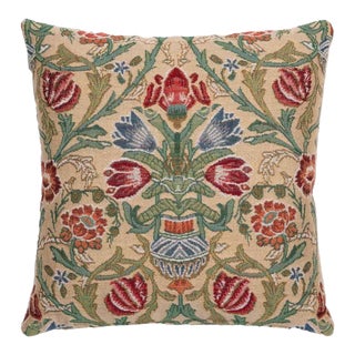 Morris Stems Cushion With Feather Filler - 33x33cm (13"x13") For Sale