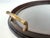 1920s Antique Edwardian Mahogany Inlaid Serving Tray With Brass Handles For Sale - Image 5 of 9