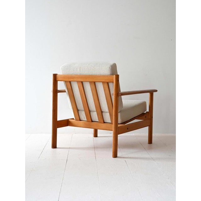 Scandinavian Oak Lounge Chair, 1960s For Sale - Image 3 of 13