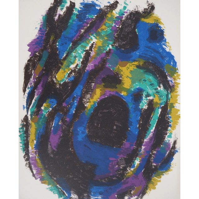 Alfred MANESSIER (1911-1993) Color Composition Original color lithograph On heavy paper, 24 x 31 cm (approx. 9 x 12...