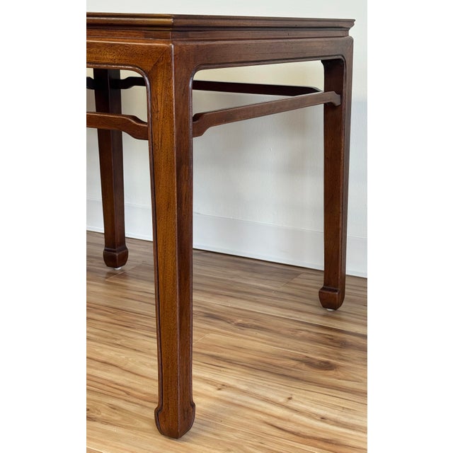 Vintage MCM Henredon Ming Style Side Table Pair For Sale - Image 9 of 15