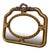 Baroque Style Copper and Gold Wall Mirror For Sale