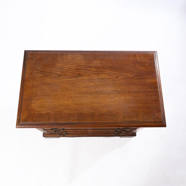 Postmodern Mid 20th Century Small Quality Four Drawer Chest For Sale - Image 3 of 8