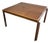 Mid-Century Modern Electa Stow Davis Walnut and Chrome Coffee Table For Sale