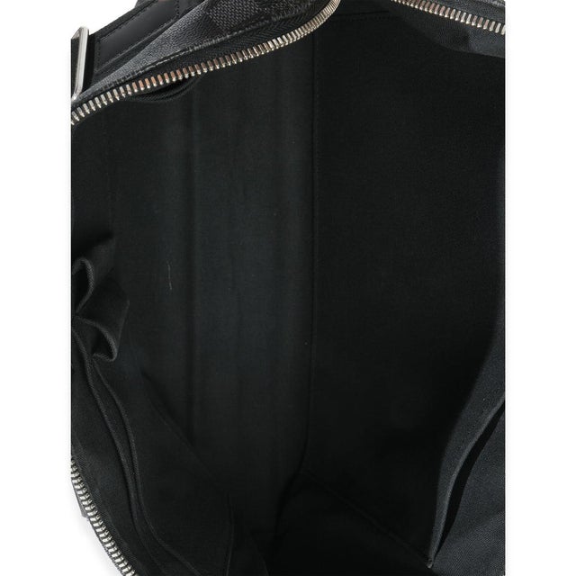Black Damier Graphite Canvas Porte Documents Jour NM For Sale - Image 8 of 8