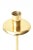 Metal Vintage Fornasetti Style Sun Motif Polished Brass Candlesticks, 1970's For Sale - Image 7 of 11