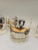Art Deco Vtg Culver 22k Gold Pierce Arrow Model Cars Glasses Low Ball Set of 6, Mixed Set For Sale - Image 3 of 5