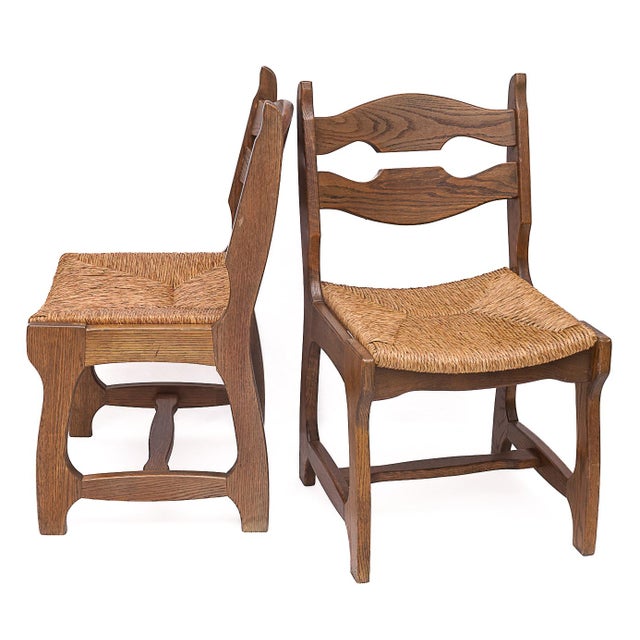 Guillerme et Chambron Chairs by Guillerme and Chambron, 1950s, Set of 6 For Sale - Image 4 of 11