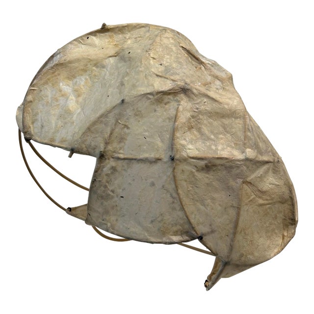 Handmade Japanese Kozo Paper and Reed Sculpture For Sale