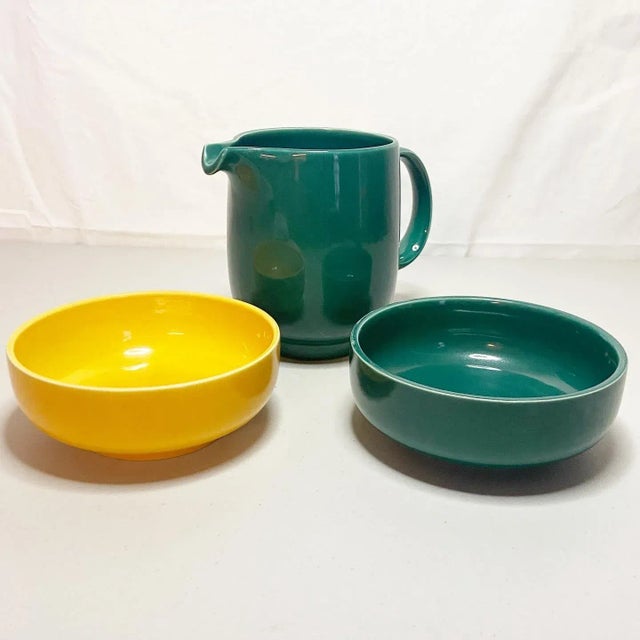 1970s Collection of Plus Bowls and Pitcher by Wolf Karnagel for Rosenthal Studio Linie - 3 Pieces For Sale - Image 11 of 11