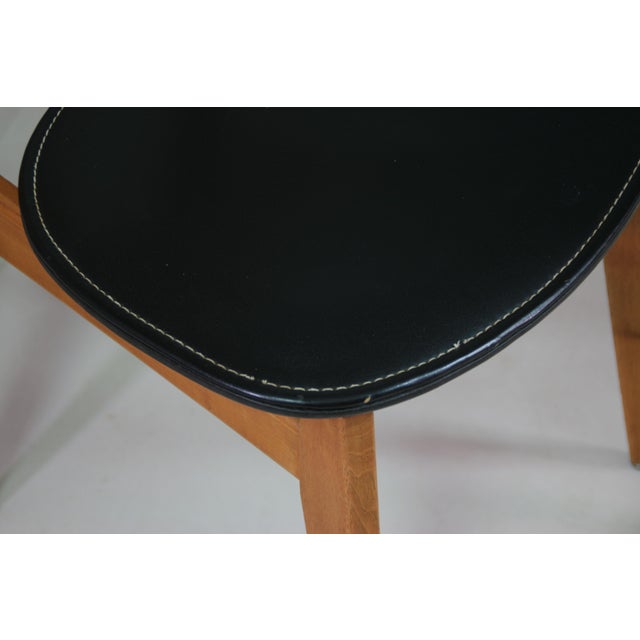 Ten Dining Room Chairs by Roger Landault for Maison Sentou, 1950, Set of 10 For Sale - Image 11 of 16