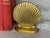 Vintage Brass Shell Bookends For Sale - Image 9 of 12
