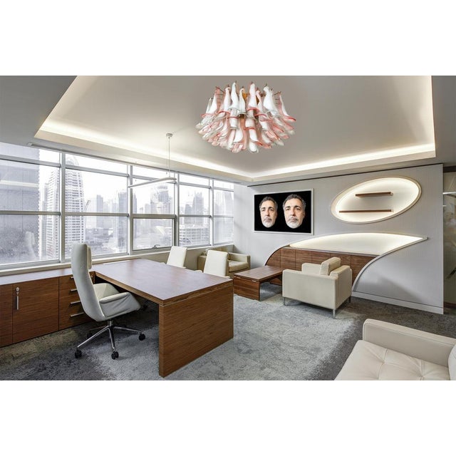 1990s Italian Petal Ceiling Lights, Set of 2 For Sale - Image 5 of 11