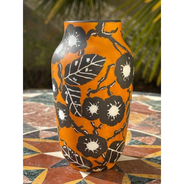 Porcelain Vase from Ateliers MF Sèvres For Sale - Image 4 of 11