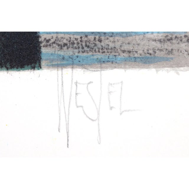 Artist: Henri Westel, Belgian (1925 - ) Title: La Lettre Year: circa 1970 Medium: Lithograph, signed and numbered in...